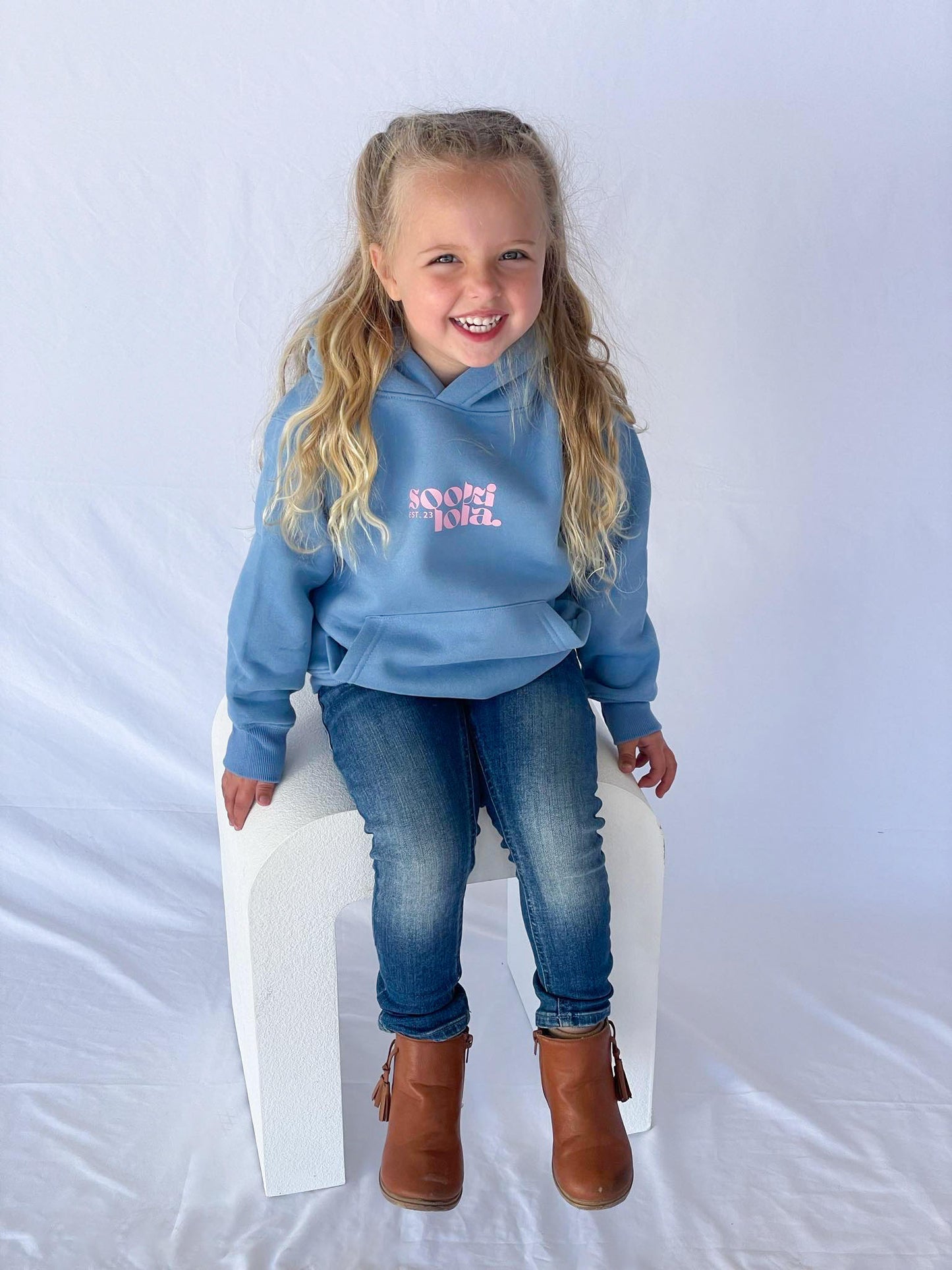 Kids Blue & Pink Sooki Hoodie