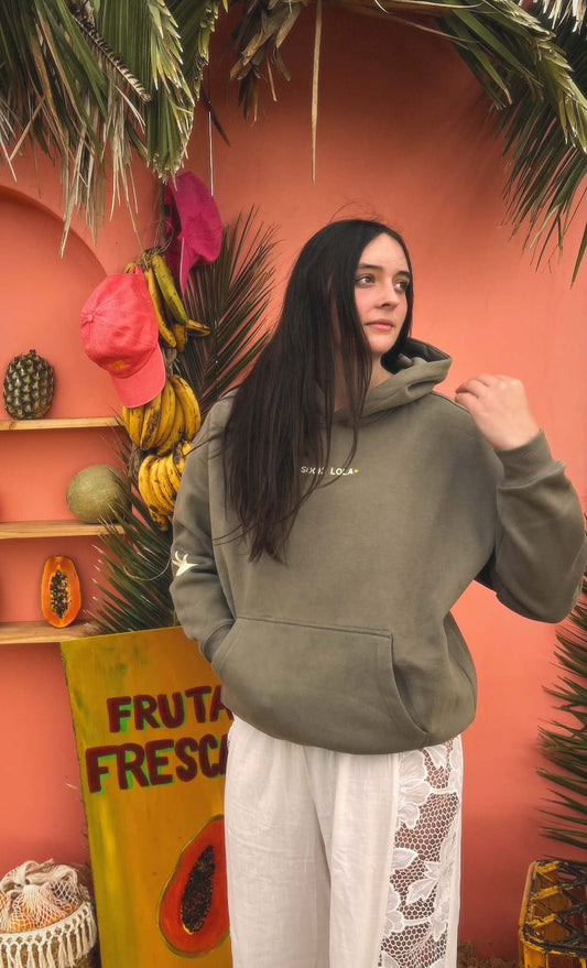 Grey Coffee Hoodie