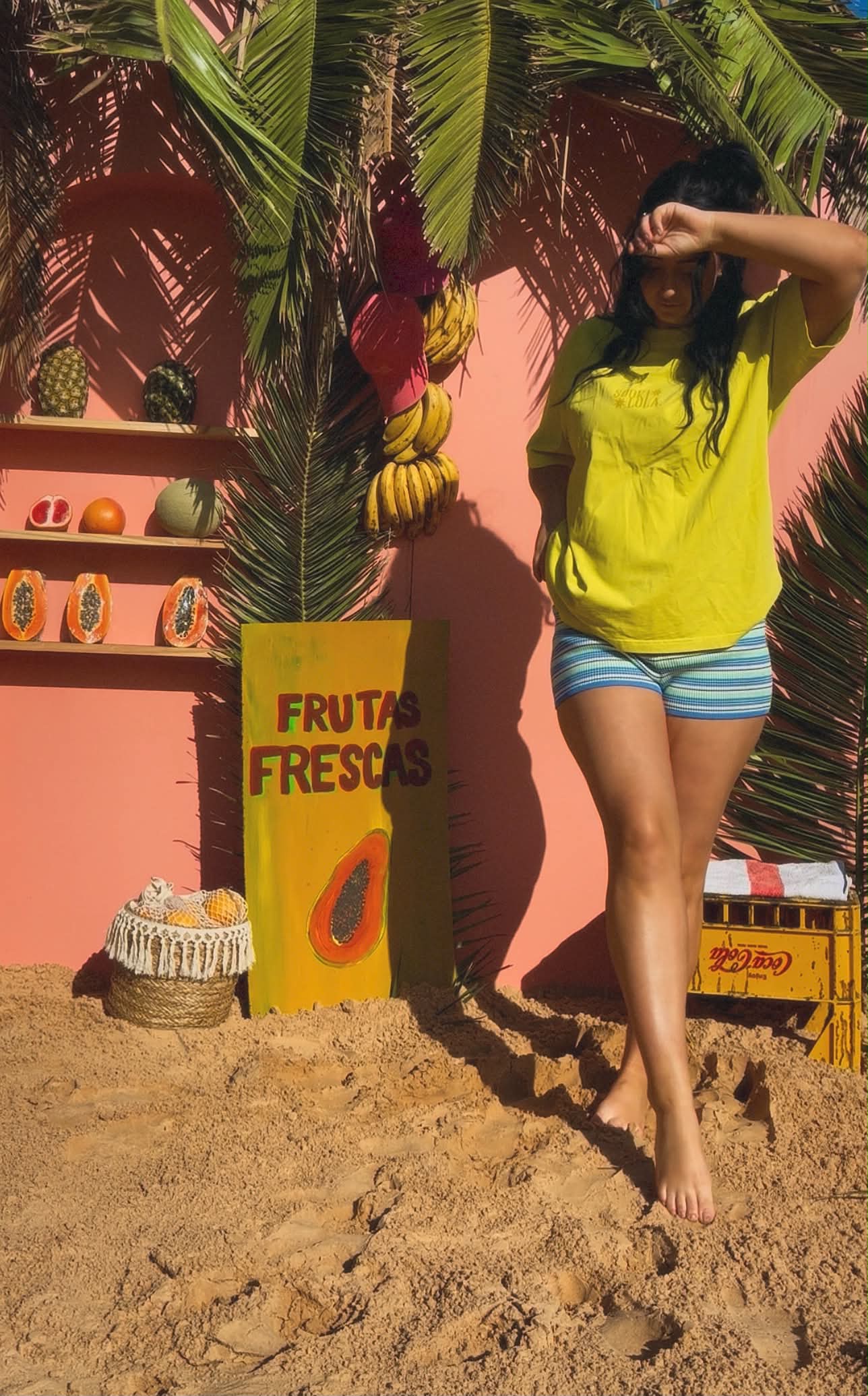 Neon Yellow Logo Tee